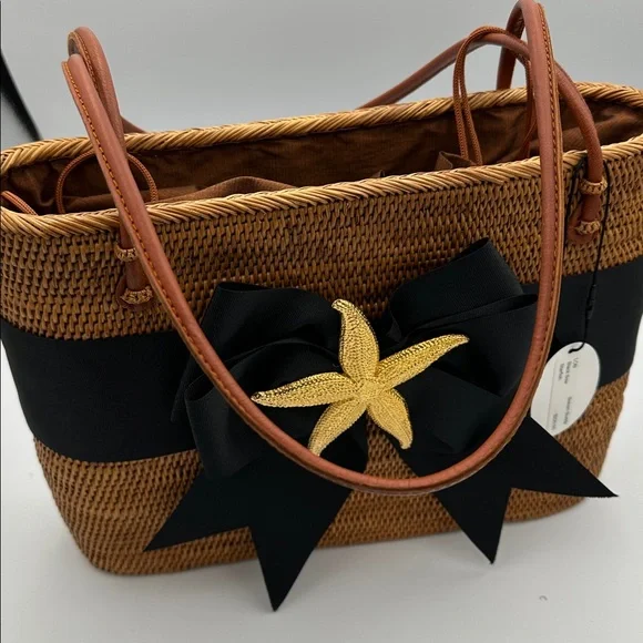 Lisi Lerch Bosom Buddy Bag with Black Bow & starfish - Picture 11 of 14